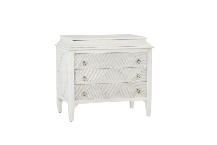 Swedish Style White Chest