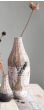 Large Rattan & Clay Vase