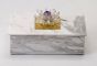 Large Marble Box with Flower