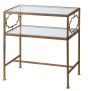 Iron & Glass Side Table
