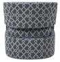 Indigo Patterned Swivel Chair