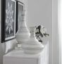 Large Ivory & Blue Vase