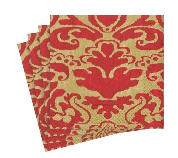 Palazzo Red Cocktail Napkin