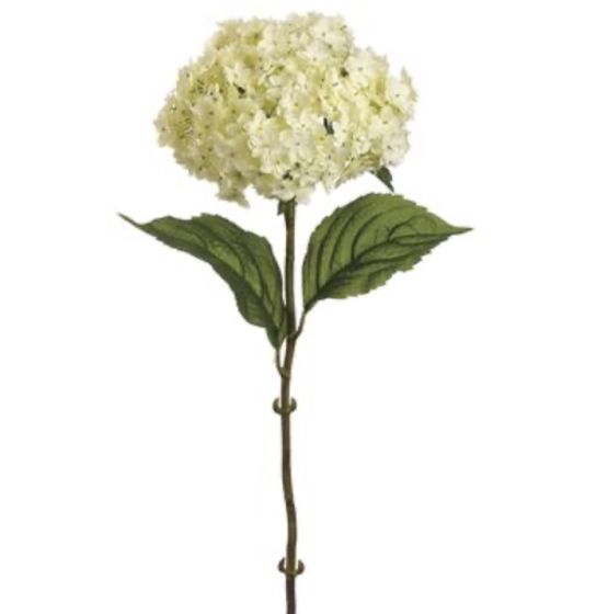 25" Cream Hydrangea Spray