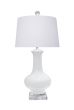 Snow White Porcelain Lamp