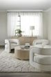 Lacquered Burlap Creamy Chair