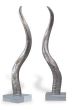 Silver Safari Horn Sculpture
