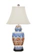 Porcelain Imari Square Jar Lamp