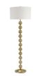 Gold Stacked Ball Floor Lamp