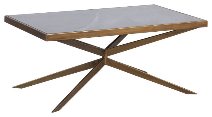 Antique Gold Cocktail Table